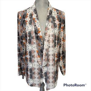 Stitch Fix LUSH Jacket Womens Medium Tie Dye Open Front Boho Kimono Jacket